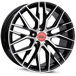 MAM Wheels Rs4 Black Front Polish 8.5x19 ET 45 5/108 Alufelge Schwarz