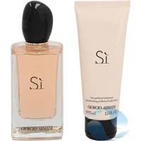 Giorgio Armani Si Eau de Parfum 100 ml + Body Lotion 75 ml Geschenkset