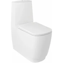 -RESA S Spiralflush-UNI-Trap WC versteckte Befestigung mattschwarz
