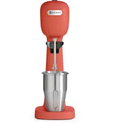 Hendi Milchshakemixer Design by Bronwasser Rot 400W Proteinshaker Fitness Mixer Milchshake