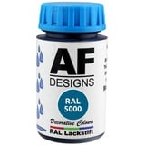 Alex Flittner Designs Lackstift RAL 5000 VIOLETTBLAU seidenmatt 50ml Holz Metall Möbel Bad Retuschierlack Reparaturlack