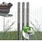 Trutzholm Zaunpfosten 10 x 230 cm Grau/Feuerverzinkt