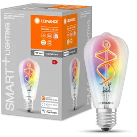 LEDVANCE Smart+ Wifi Filament Edison RGBW E27/4,5 Watt/Energie G Glas