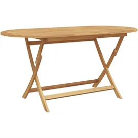 vidaXL 5-teiliges Gartendining-Set klappbar aus massivem Teakholz