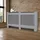 ML-Design Heizkörperverkleidung Landhausstil 152x19x82cm Grau