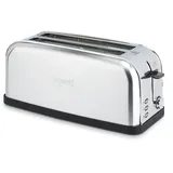 h.koenig TOAS28 Toaster/Langschlitztoaster mit extra breitem Schlitz / 7 Wärmestufen / 3 Funktionen