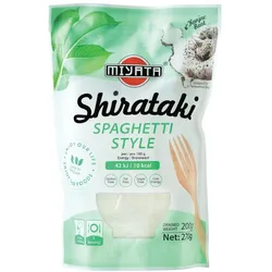 MIYATA Shirataki, Spaghetti Nudeln aus Konjakmehl, ATG 200 g