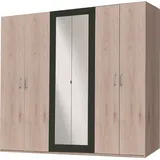 WIMEX Kleiderschrank »Angie« mit Spiegeltüren grau