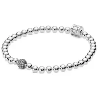 Pandora Armband Beads & Pavé Silber 598342CZ Größe 19 cm