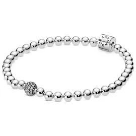 Pandora Armband Beads & Pavé Silber 598342CZ Größe 19 cm