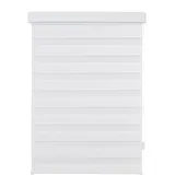 ONDECO Doppelrollo Kassetten Duo Rollo 120 x 160 cm Weiß