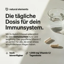 Natural Elements Vitamin C Kapseln 120 St.