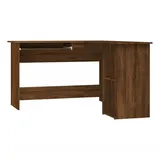vidaXL Eckschreibtisch Braun Eichen-Optik