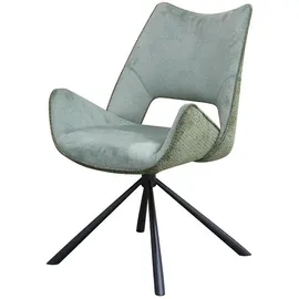 KAWOLA Drehstuhl VELO Polyester graugrün