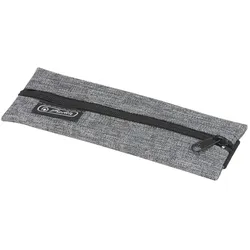 Herlitz 50033294, Weiches Federmäppchen, Stoff, Grau, Einfarbig, Reißverschluss,