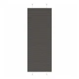 vidaXL Plissee Schwarz 70x200 cm Stoffbreite 69,4 cm Polyester