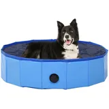 Teenpull – Hundepool Faltbar Blau 80 X 20 Cm Pvc
