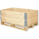 Garronda Auflagenbox Holzaufsatzrahmen für Palette Holzkiste (ohne Palette) GD-0096 (2 St)