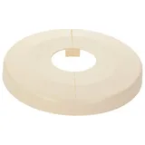 tecuro Scharnierrosette Ø 27 mm x Ø 85 mm x 8 mm - Kunststoff ABS weiß