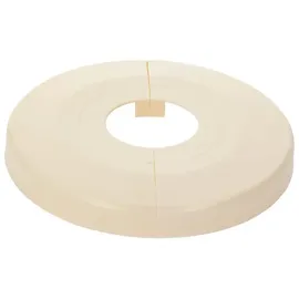 tecuro Scharnierrosette Ø 27 mm x Ø 85 mm x 8 mm - Kunststoff ABS weiß