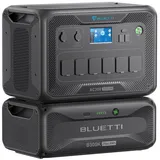 BLUETTI Stromerzeuger Solar Generator AC300+B300K Erweiterungsakku 3000W/2764.8Wh, 3,00 in kW, (12V,30A Wohnmobilsteckdose/24V,10A Autosteckdose/USB-A/100W USB-C), Modulares Stromsystem für Stromausfall, Notfall, RV