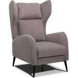 VitaliSpa Sessel Chelsea, Grau, mit Liegefunktion