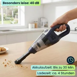 ideoon Akku Handstaubsauger schwarz