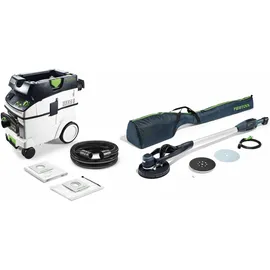 Festool LHS-E 225/CTL36-Set PLANEX easy Elektro-Wand-/Deckenschleifer inkl. Tasche + Absaugsystem (575447)