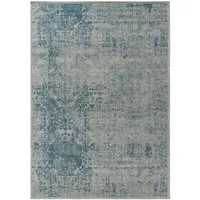 benuta nest Flachgewebeteppich, Blau, Textil, Patchwork, Rechteckig, 120x180 cm Oeko-Tex® Standard 100, wasserabweisend, Teppiche , Böden, Teppiche, Flachgewebe-Teppiche