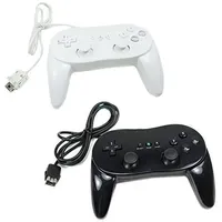 Generischer Nintendo Wii U Kabellos Controller 2 Packung Weiß und Schwarz Neu 9Z