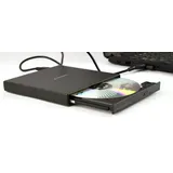 Gembird DVW EXT SLIM DVD-USB-04 black USB2.0 DVD8x CD24x