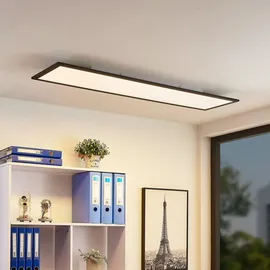 LINDBY Nelios 1 LED-Panel 120 x 30 cm schwarz