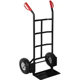 Tectake tectake® Sackkarre mit Stahlrahmen, Ladeschaufel mit Radschutz, Belastbarkeit 200 kg