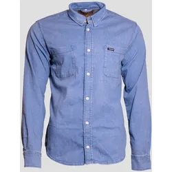 Rokker Nashville, Hemd - Blau - XXL