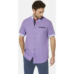 Kurzarmhemd BABISTA "Kurzarmhemd FLOREVETTO", Herren, Gr. 4XL, weit, lila, Obermaterial: 100% Baumwolle CO., Hemden