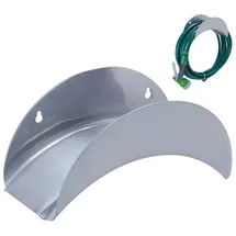 Relaxdays Schlauchhalter 2x für 30 m 1/2 Zoll grau