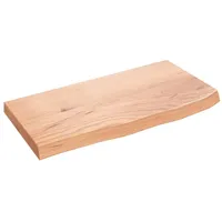 VidaXL Waschtischplatte Hellbraun 60x30x(2-4) cm Massivholz Behandelt
