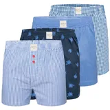 Phil & Co. Berlin Boxershorts kariert blau XL 2er Pack