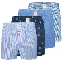 Phil & Co. Berlin Boxershorts kariert blau XL 2er Pack