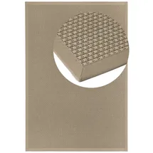 DEKOWE In- & Outdoorteppich Naturino Basic S2 natur, 002 Karree", 80x150 cm