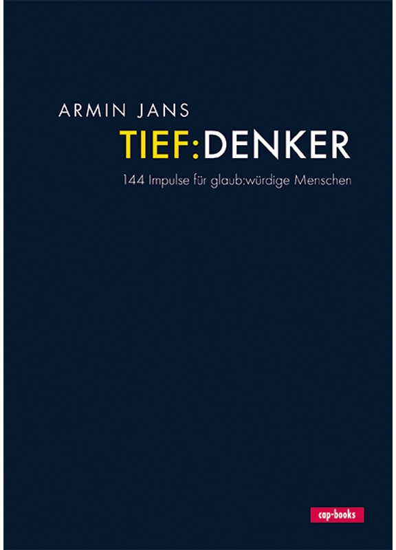 Tief:Denker - Armin Jans, Gebunden