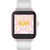 ICE-Watch - ICE smart Pink white - Rosa Smartwatch für Mädchen mit Silikonarmband - 021874 (1,40")