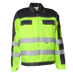 Warnschutz Bundjacke "KONTRAST" - 26 - gelb/marine