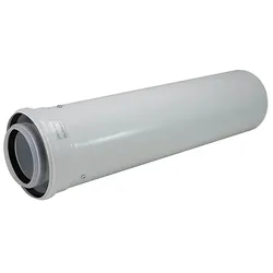 Buderus Luft-/Abgas-Rohr konzentrisch - Ø 80/125 mm - Länge 500 mm - Farbe weiß - 7738112645