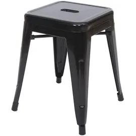 Mendler HWC-A73 Hocker 4er-Set 0 x 0 x 0 cm schwarz