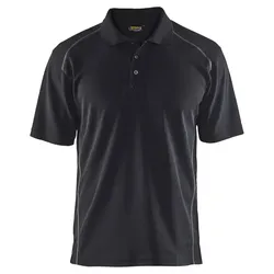 Polo-Shirt mit UV-Schutz "3326" - 4XL - schwarz