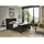SUN GARDEN Boxspringbett 140 x 200 cm H3 Anthrazit