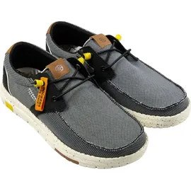 Dockers by Gerli Herren Schuhe Sneaker Slip On Turnschuh Sneaker Textil, Farbe:Schwarz, Schuhgröße:EUR 43, Artikel:-100 black - Schwarz - 43