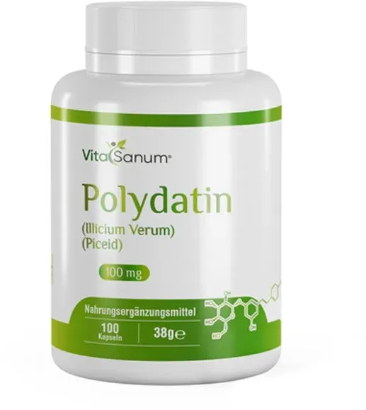 VitaSanum®- Polydatin (Illicium Verum) (Piceid) 100 mg 100 Kapseln 100 St