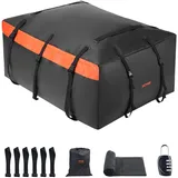 Vevor Autodachgepäckträgertasche Dachtasche 20 Kubikfuß 840D PVC Dachbox
